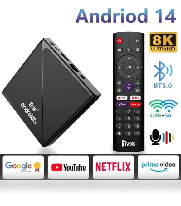 8K Android TV Box — Ultra HD Media Players, Tanix