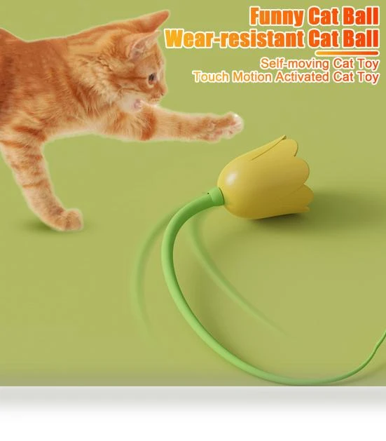Interactive Cat Ball in Flower Shape — Cat Playthings, anruifu