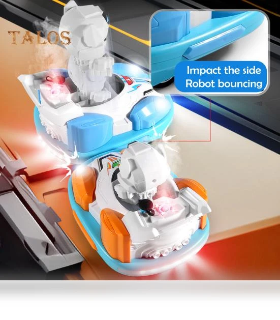 Remote Control Toy Cars Set with Light Spray and Music Battle — Interactive Figures & Robots, Vogue Wardrobe