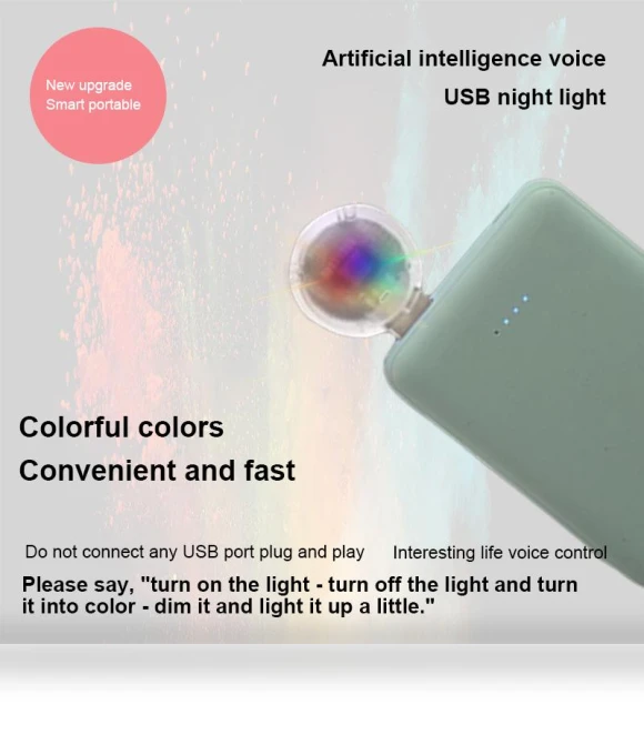 USB Smart Voice Night Light — Car Accessories & Gadgets, JOHO