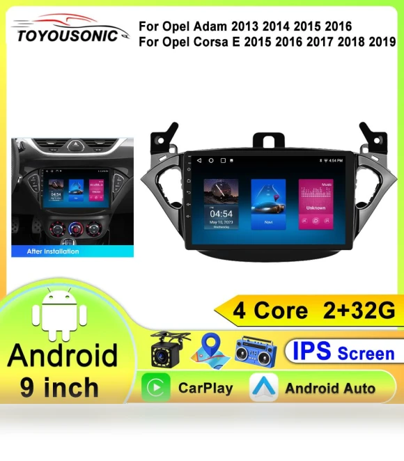 Wireless CarPlay Android Auto Radio — Navigation & GPS Accessories, ToyousoniC