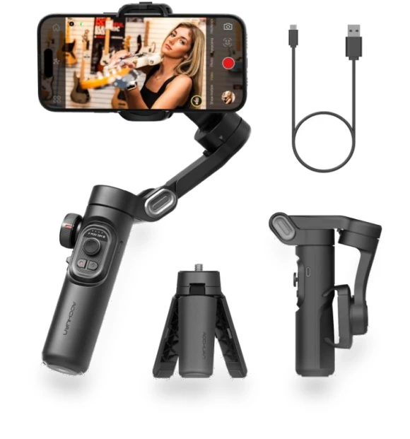 3-Axis Foldable Smartphone Gimbal — Steady Shots, Thanos tool
