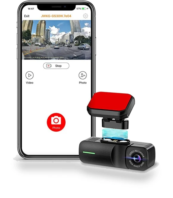 Full HD Wi-Fi Car Dash Camera — Dashboard Cameras, HOME-Auto-001