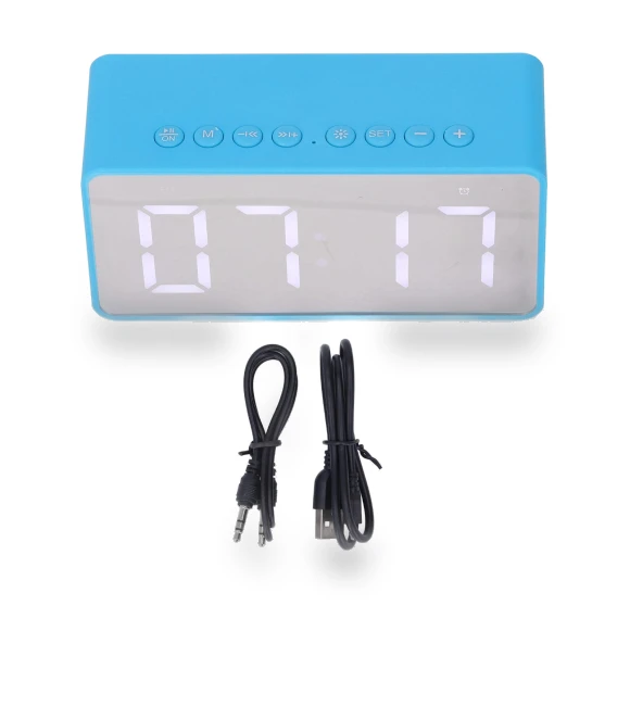 HD Mirror Alarm Clock with Bluetooth Speaker — Alarm, ZuiyouGongyi1
