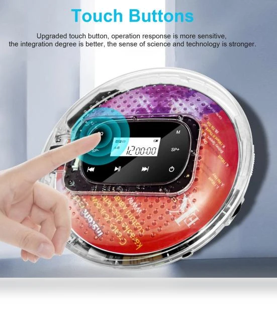 Portable Touch CD Player — On-the-Go CD Players, LOMEII Electronic