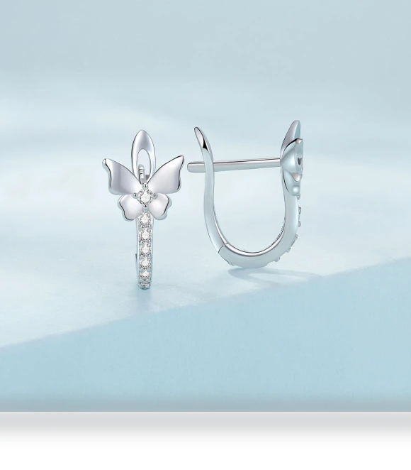 Smart Butterfly Clip Earrings — Smart Jewelry, Umcho