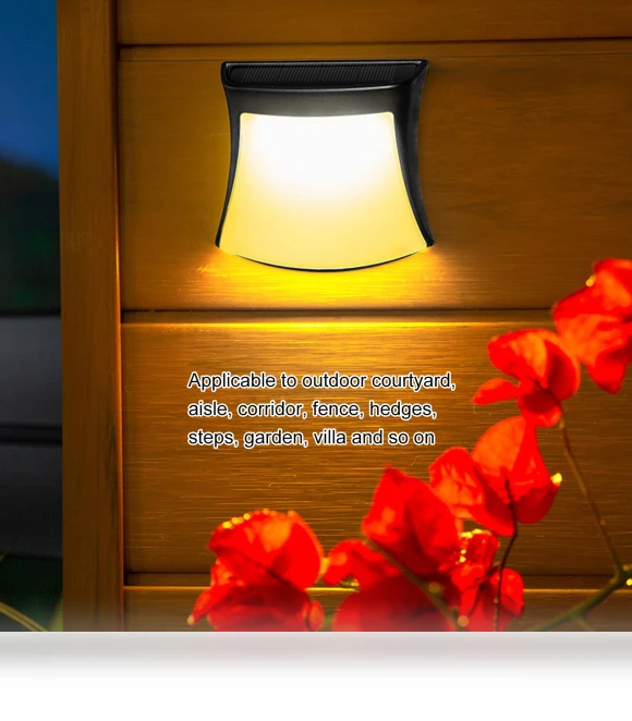 Solar-Powered Outdoor Wall Light — Garden Illumination, TaoPo Directs