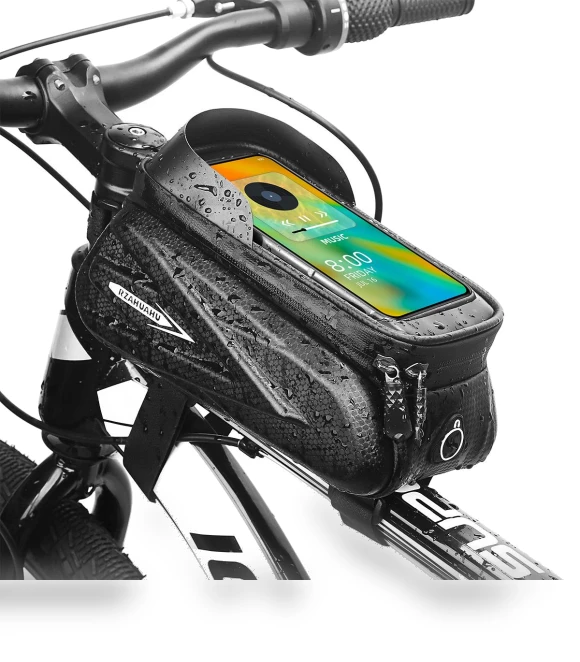 Waterproof Bike Bags with Touch Screen — Handlebar Bags, Wonderful Myth