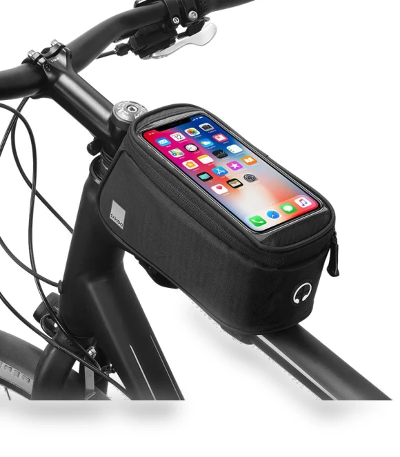 Waterproof Front Top Tube Bike Bag with Touchscreen — Handlebar Bags, Wonderful Myth