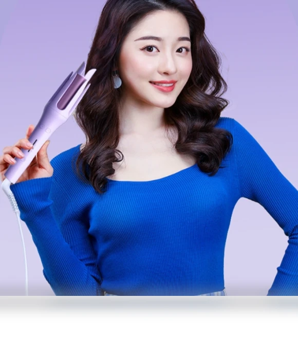 32mm Smart Sensor Fully Automatic Curling Wand Motorized Rotary Automatic Hair Curler — Curling Wands