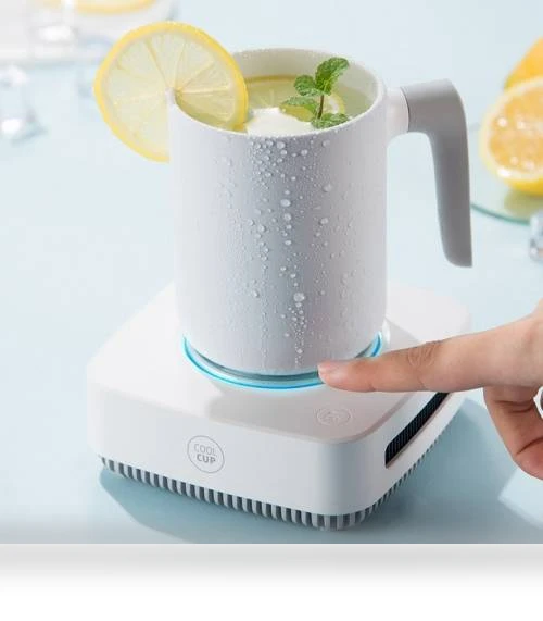 Dual-use Constant Temperature Refrigeration Intelligent Cup — Beverage Warmers