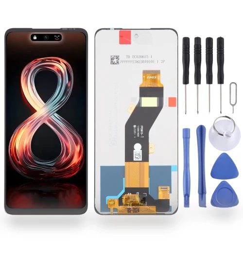 LCD Screen with Digitizer Full Assembly for Infinix Smart 8 Pro — Screens, Infinix