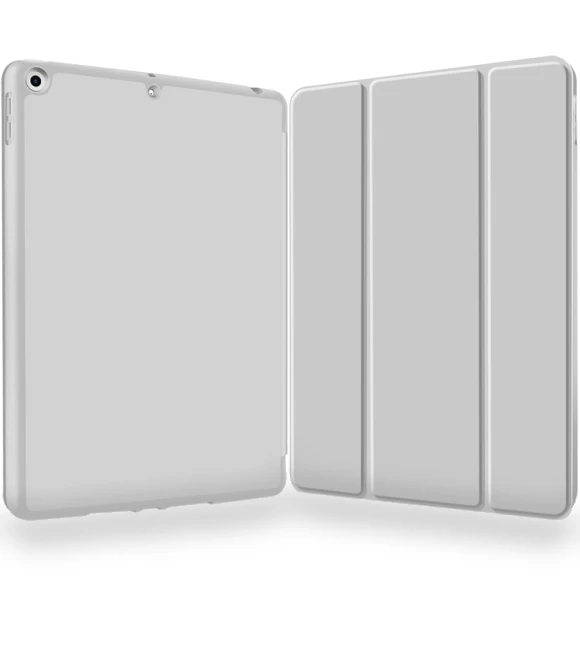 3-fold TPU Smart Leather Tablet Case with Pen Slot for iPad 10.2 — Keyboard Cases