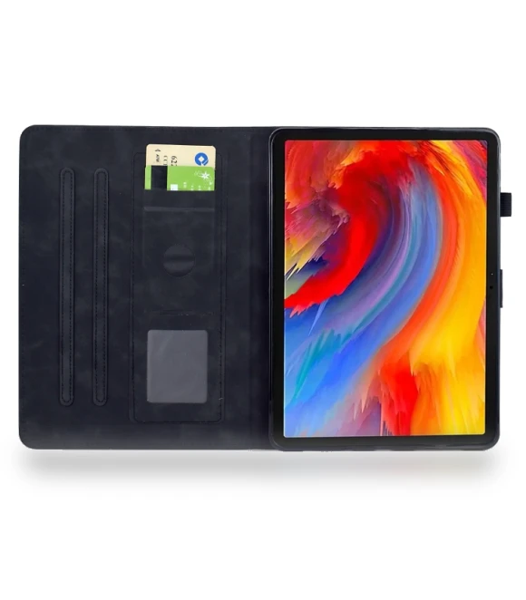 Flowers and Bird Embossed Smart Leather Tablet Case for iPad Air 11 2024 / iPad Pro 11 — Keyboard Cases