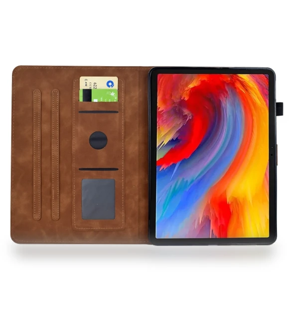 Flowers and Bird Embossed Smart Leather Tablet Case for iPad mini 2024 / mini 6 — Keyboard Cases