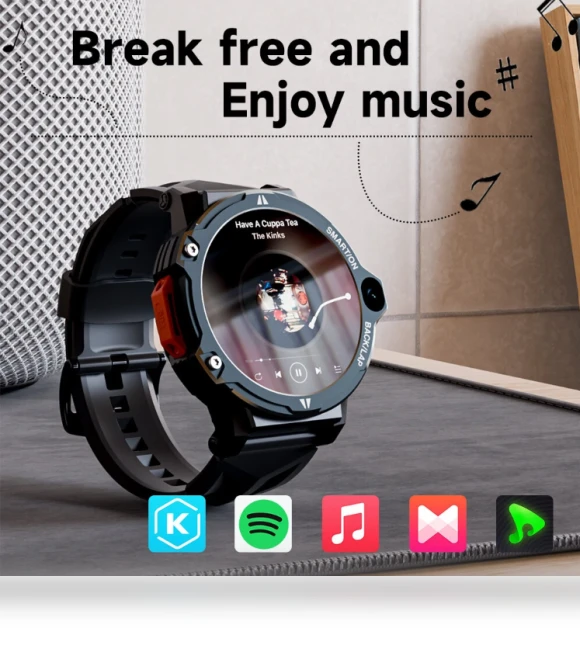 1.54 inch TFT Android 4G Smart Watch Phone with Dual Camera and GPS — Smartwatches, LOKMAT