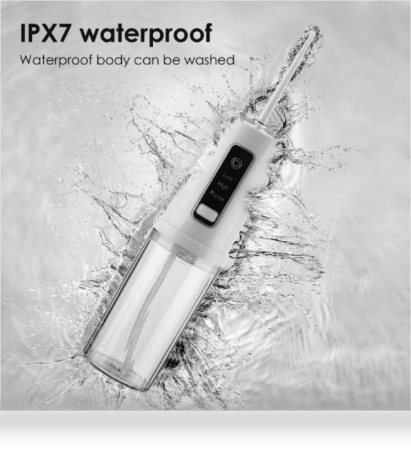 Portable Dental Flosser with 4 Nozzles — Power Flossers