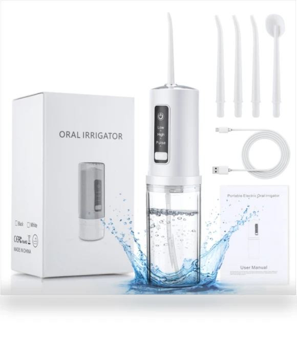 Portable Dental Flosser with 4 Nozzles — Power Flossers