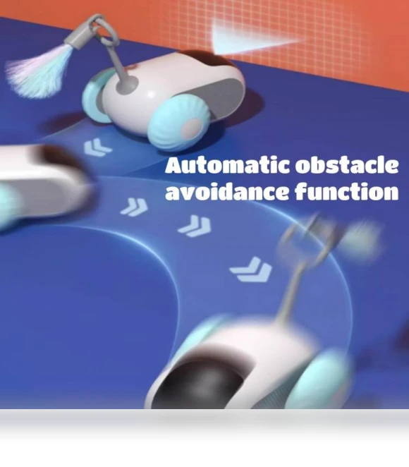 Intelligent Dual Mode Electric Gravity Running Car Cat Toy — Interactive Animal Companions