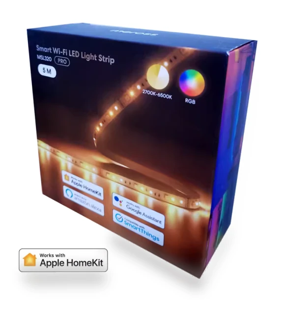 Smart RGB Color Strip Lights with Siri Remote Control — LED Strips
