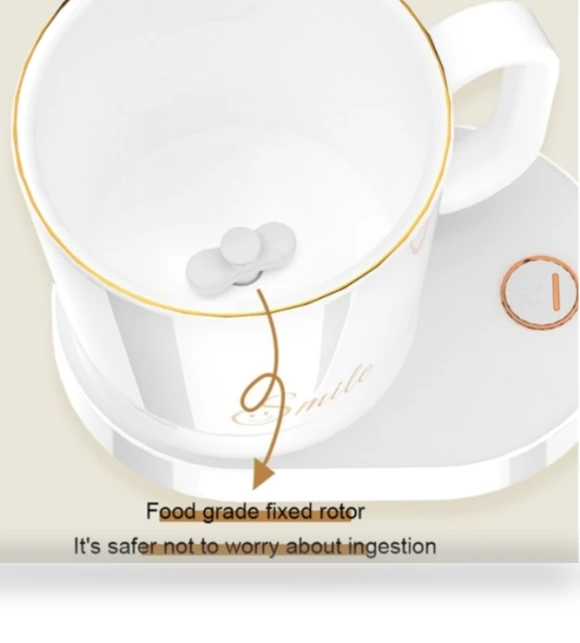 Desktop Mobile Phone Wireless Charger Smart Stirring Mug — Chargers, IDZ