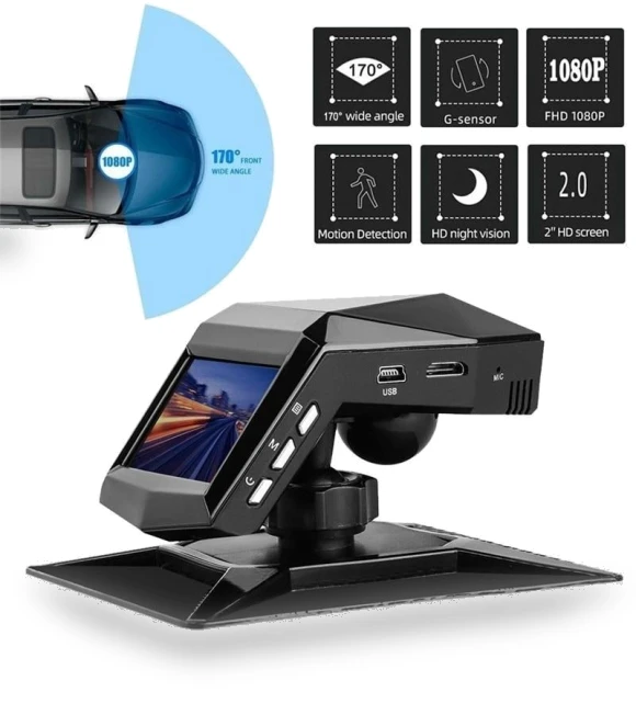 2 Inch 1080P Car Dash Cam — Dashboard Cameras, Cars Auto Home