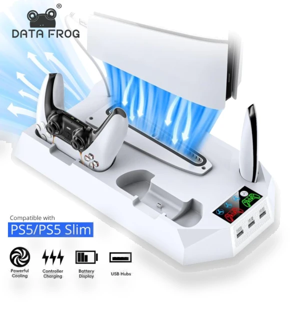 Cooling Station with RGB Lighting — Cooling Pads & Fans, DATA FROG