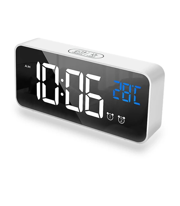Smart LED Digital Alarm Clock — Alarm, Factory Discount Outlet