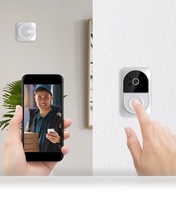 Smart Wireless Video Doorbell — Smart Home Security, Home Sales Outlet