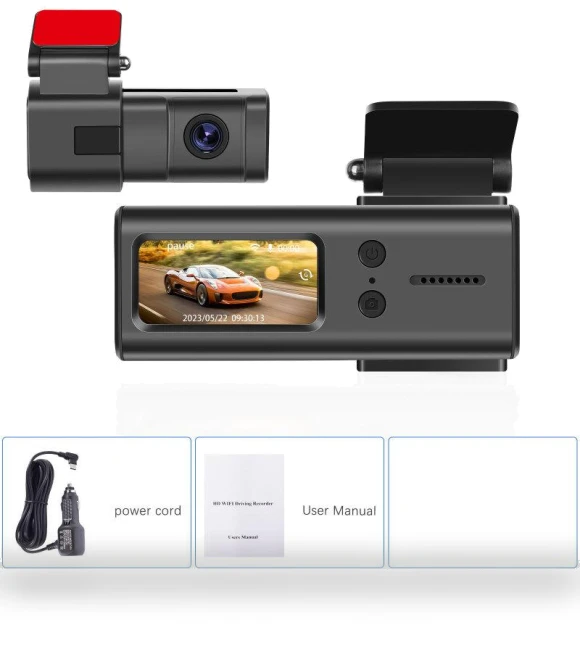 Wi-Fi Car Camera Recorder — Rearview Cameras for Cars, HOME-Auto-001