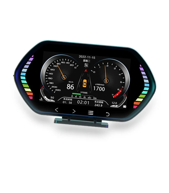 360 Degree OBD2 Sensor Display Split Bracket Multifunctional Car Display — Car Accessories & Gadgets