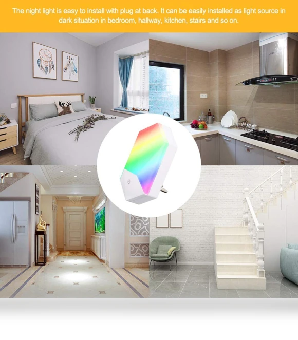 RGB LED Night Lamp — Night Lights, TOMTOP JMS