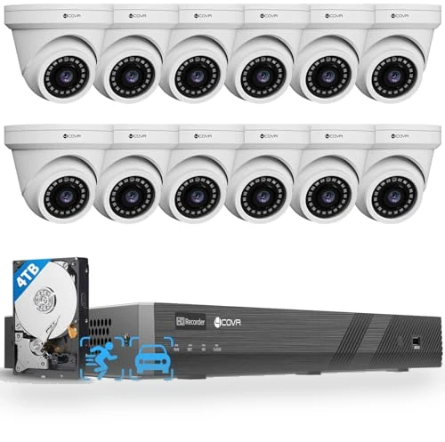 16 Channel PoE 4K Security Camera System — Security Cameras, 4COVR