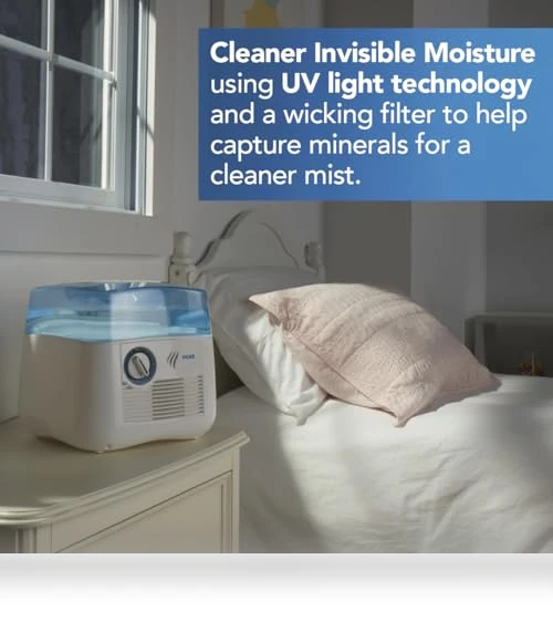 Cool Mist Humidifier with UV light — Air Moisturizers, Vicks