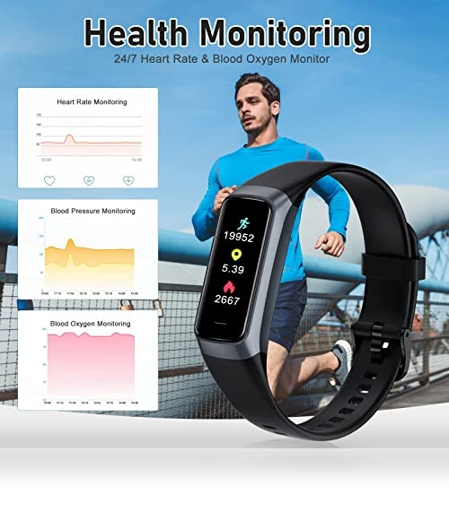 Fitness Tracker — Fitness & Activity Monitors, Zeacool