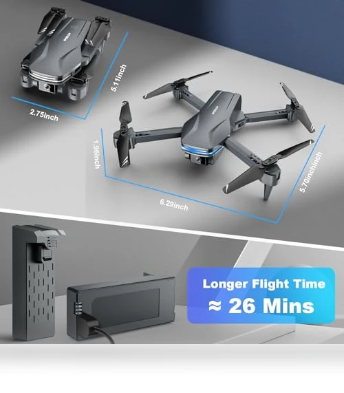 Foldable Drone with Camera — Drones, Velcase