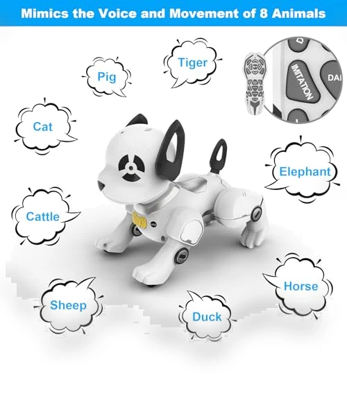 Remote Control Robot Dog Toy — Interactive Animal Companions, SUPIREO