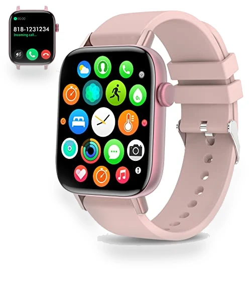 Smart Fitness Tracker Watch with Bluetooth Call — Smartwatches, PJYUBVOR