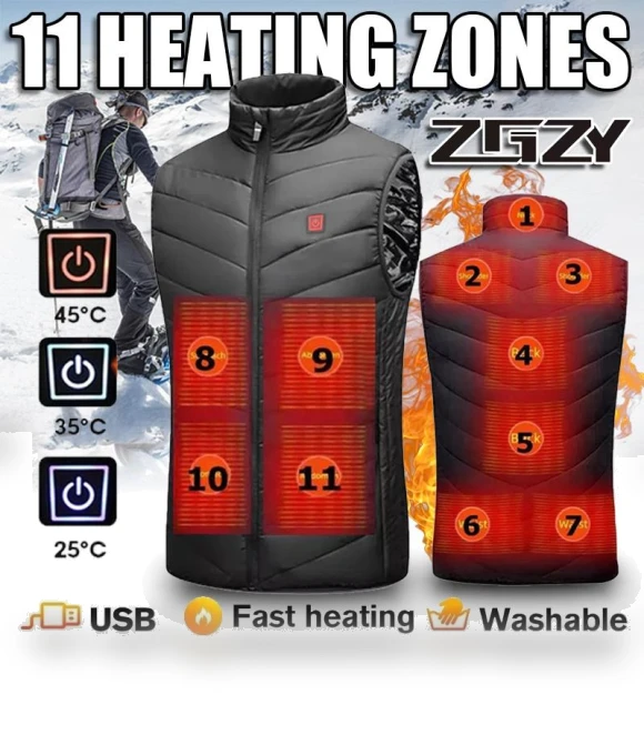 Smart Heated Vest — Vests, oucheee