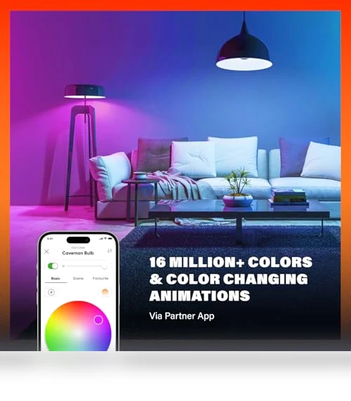 Smart LED Light Bulb — LED, Caveman Smart Lighting