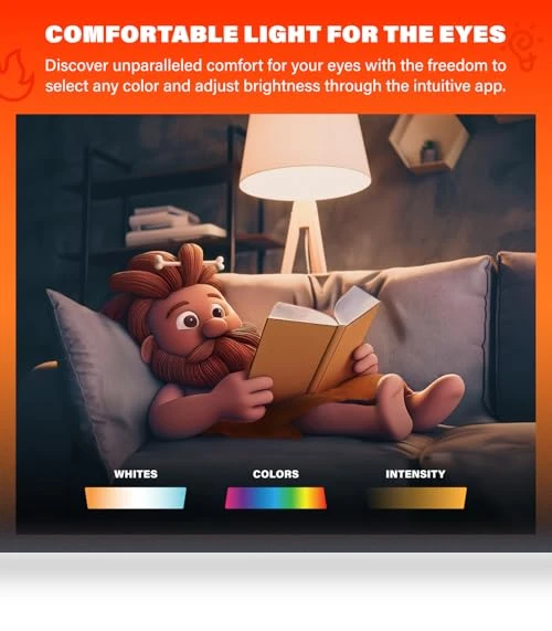 Smart LED Light Bulb — LED, Caveman Smart Lighting
