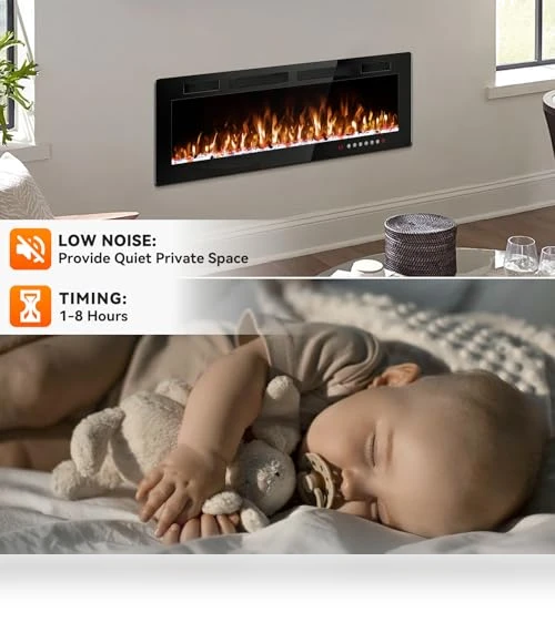 Ultra-Thin Electric Fireplace Insert — Electric Heating Solutions, Tornivk