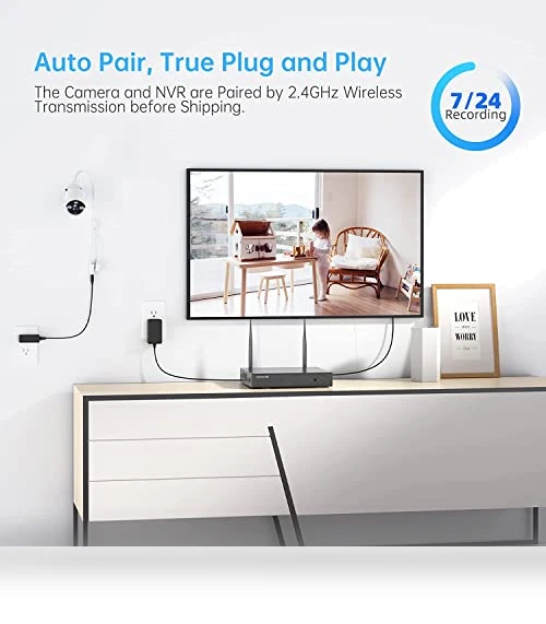 WiFi Security Camera System — Smart Home Security, SMONET