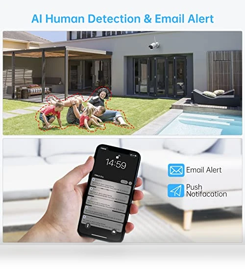 WiFi Security Camera System — Smart Home Security, SMONET