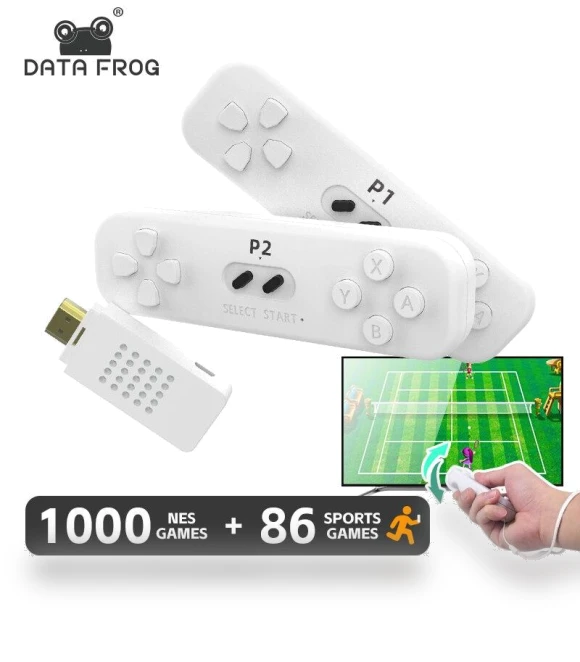 Classic Retro Game Console with Wireless Controller — Retro Gaming Consoles, DATA FROG