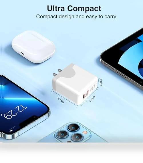Fast Charging Wall Plug with 4 Ports — Chargers, Shenzhen Xingda Tong wire and cable Co.,LTD