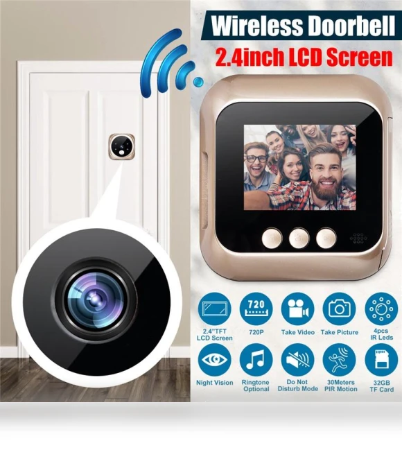 Smart Video Doorbell with LED Camera — Smart Home Security, The Romantics