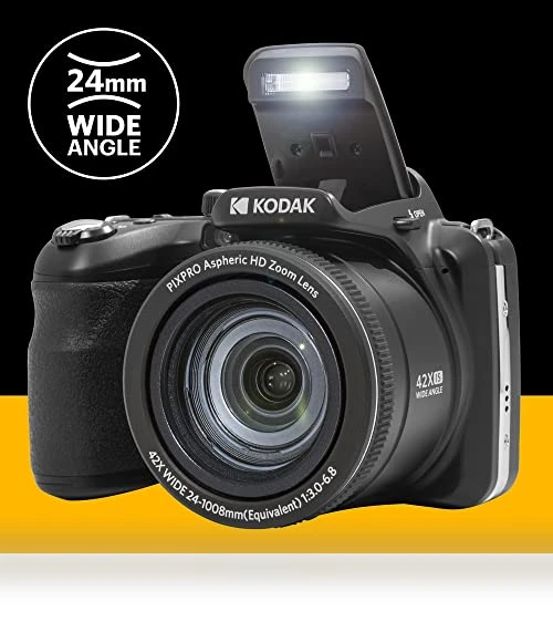 20MP Digital Camera with 42X Optical Zoom — Compact Digital Cameras, KODAK