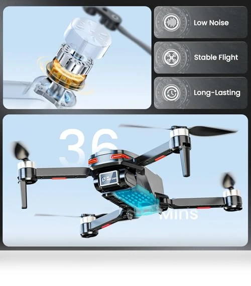 4K Camera Drone with Brushless Motor — Drones, HOFMOC