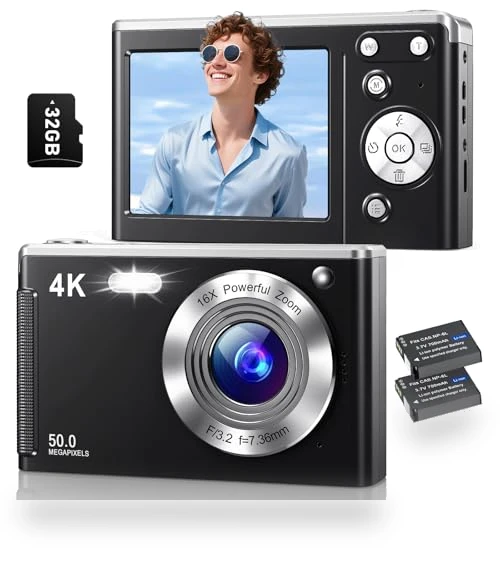 4K Digital Camera with Autofocus — Mirrorless Cameras, Rovemre
